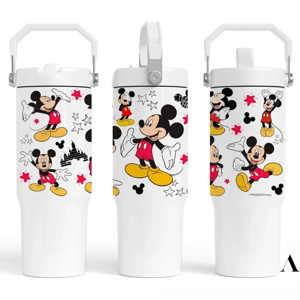 Custom Personalized Birthday gift for her. Disney Mickey Mouse 30oz IceFlow Flip